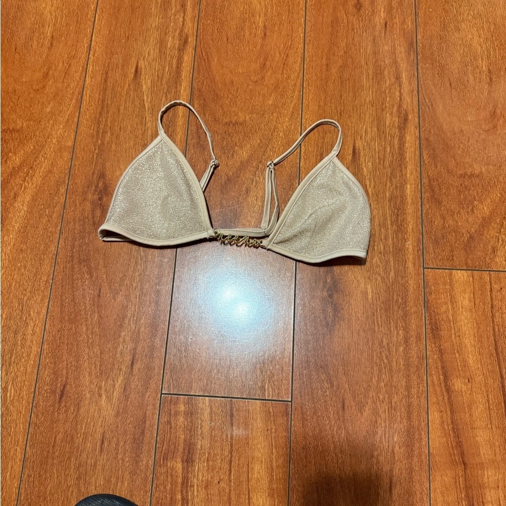 Neena women bikini top Beige Triangle Bralette